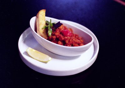 Tomato & Tamarind Slow Braised Chickpeas