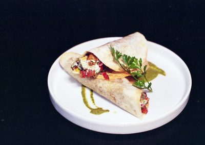 Tikka-spiced Sweet Potato, Corn and Black Bean Tacos