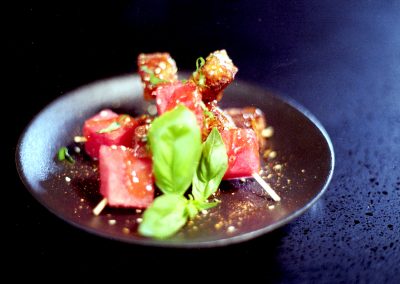 Dukkah Roasted Halloumi Skewers